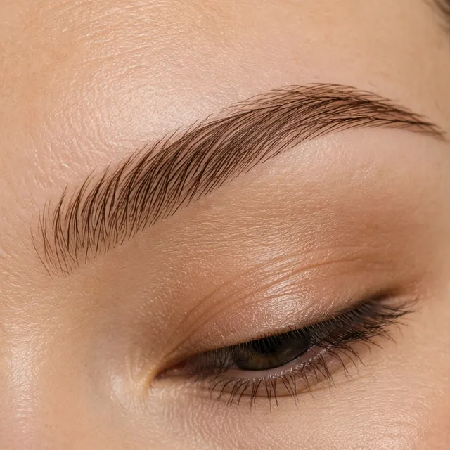 Microblading için AI ile hazırlanmış editoryal görünüm 1
