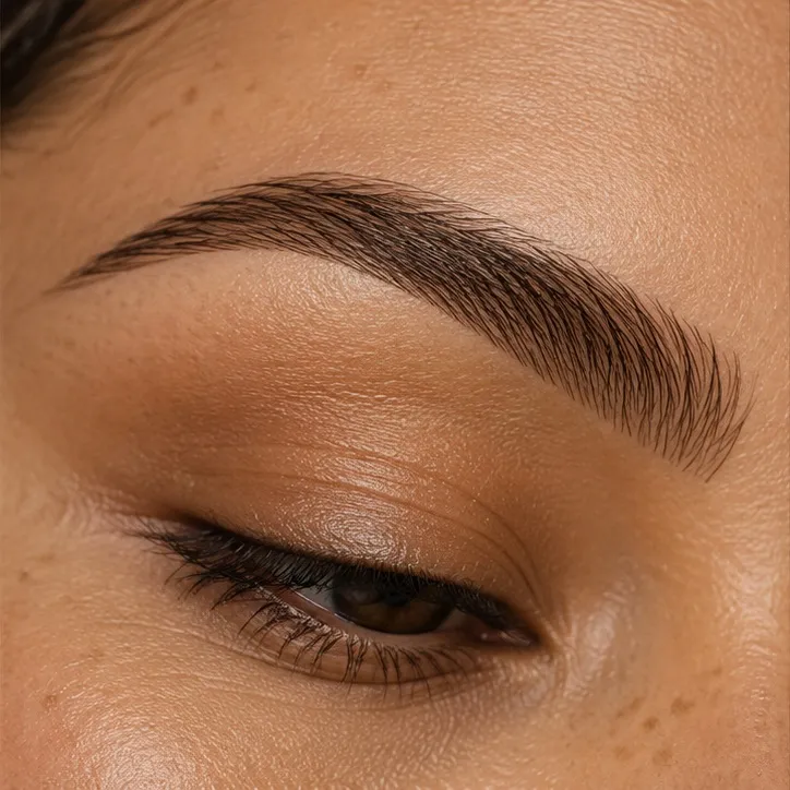 Microblading için AI ile hazırlanmış editoryal görünüm 2